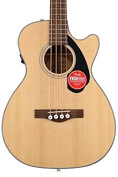 Amazon | Fender アコースティックベース CB-60SCE Bass, Laurel